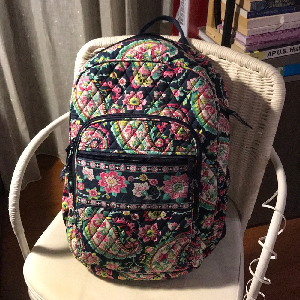 Vera Bradley Petal Paisley Campus Backpack
